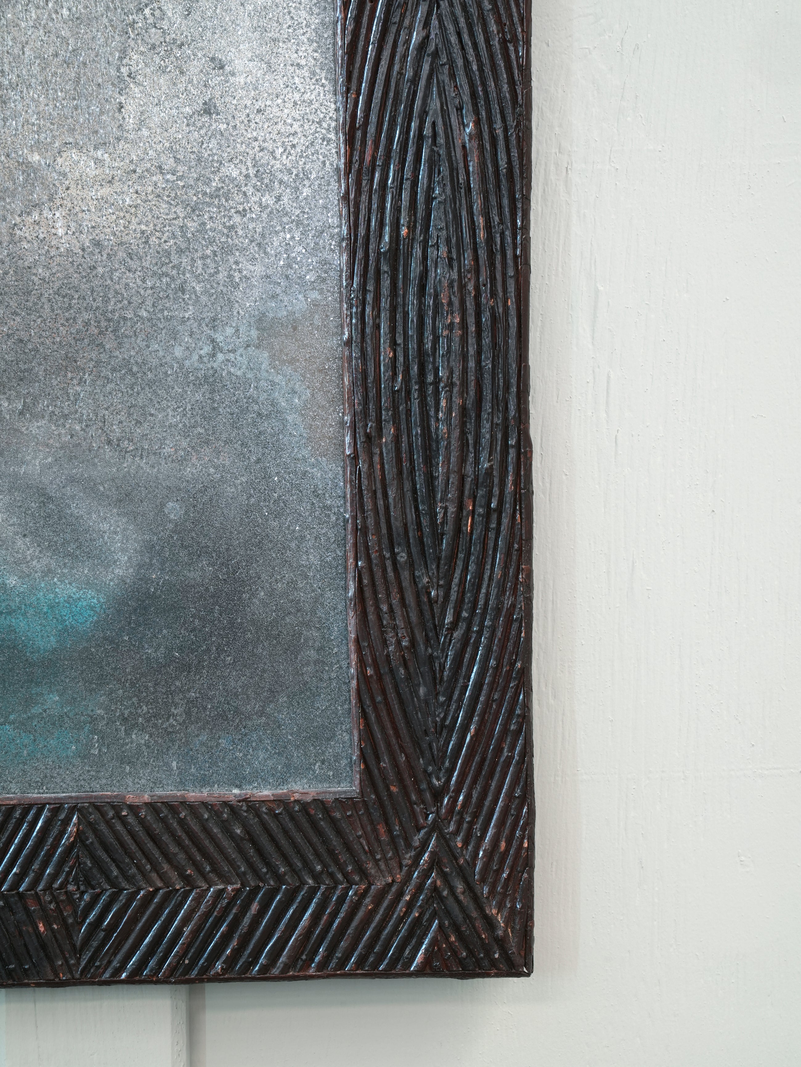 A Pair of Art Populaire Twig Work Mirrors