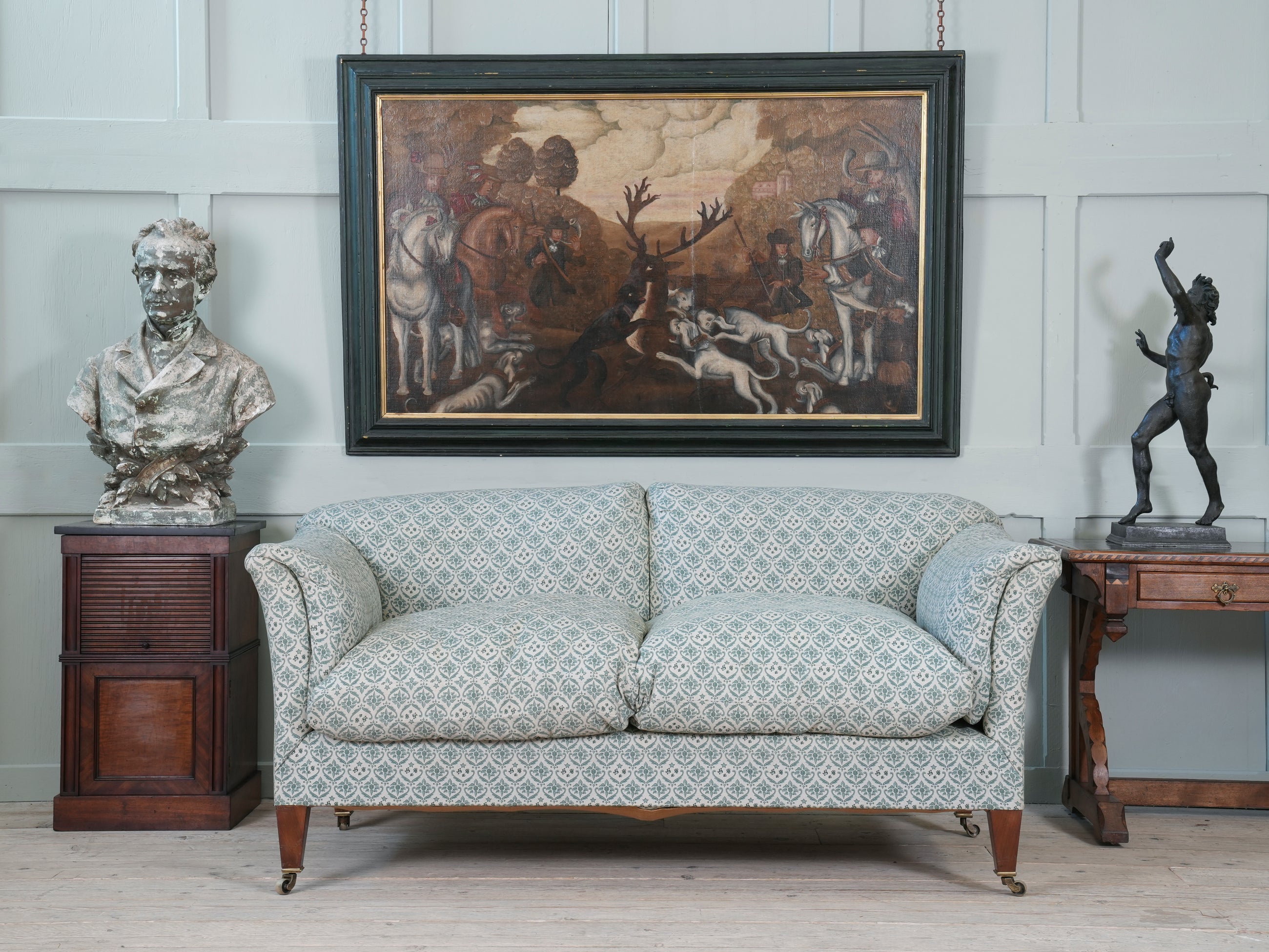 An 18th Century Painting of a Hunting Scene