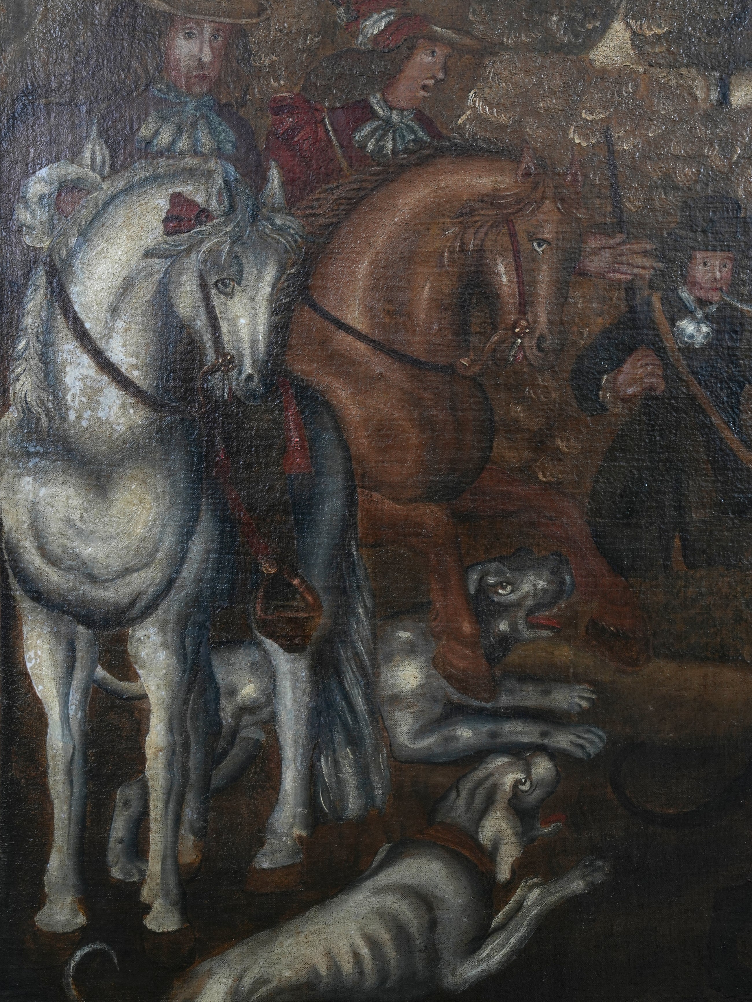 An 18th Century Painting of a Hunting Scene