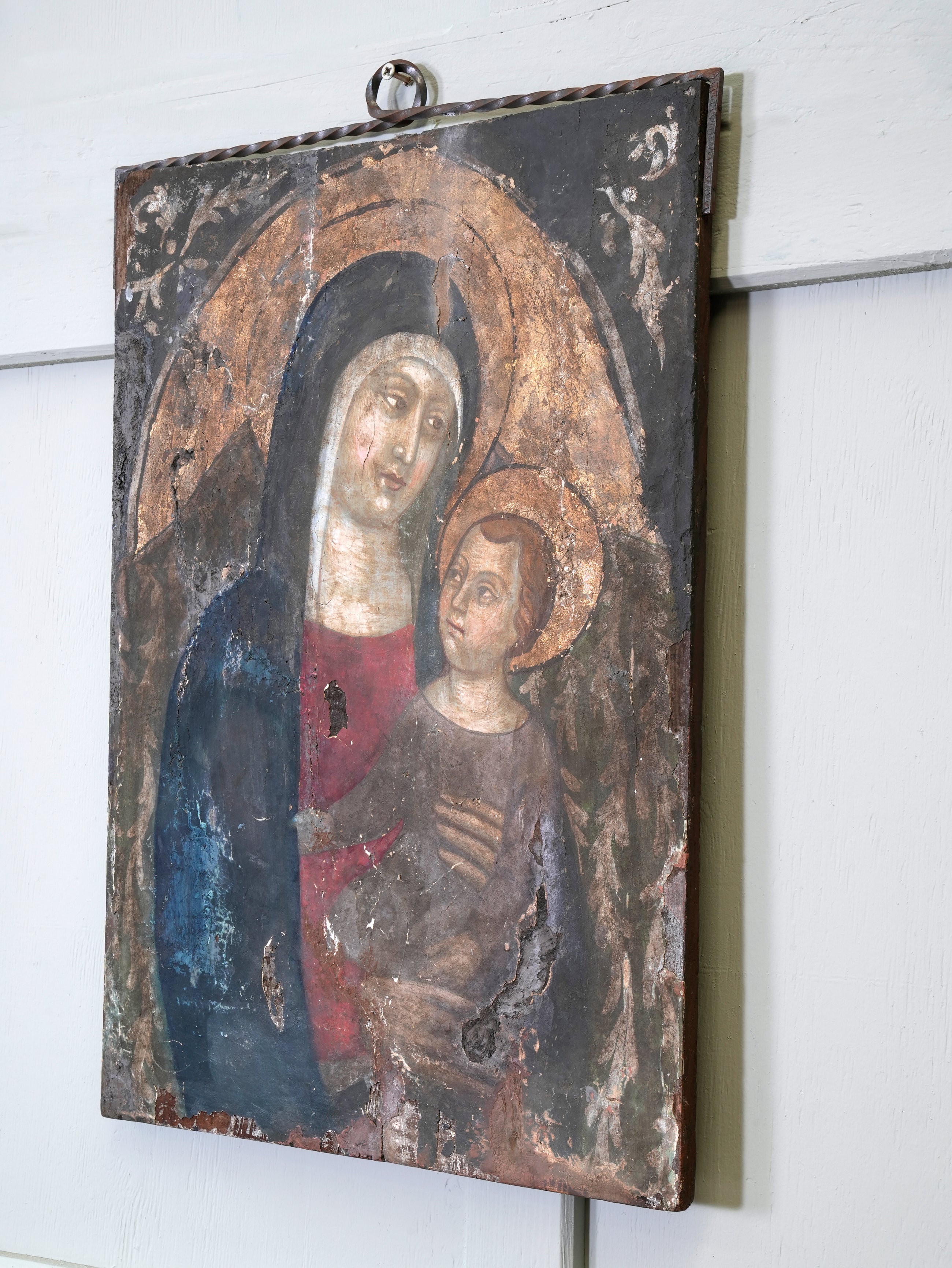 A 17th Century Italian Madonna & Child on Board