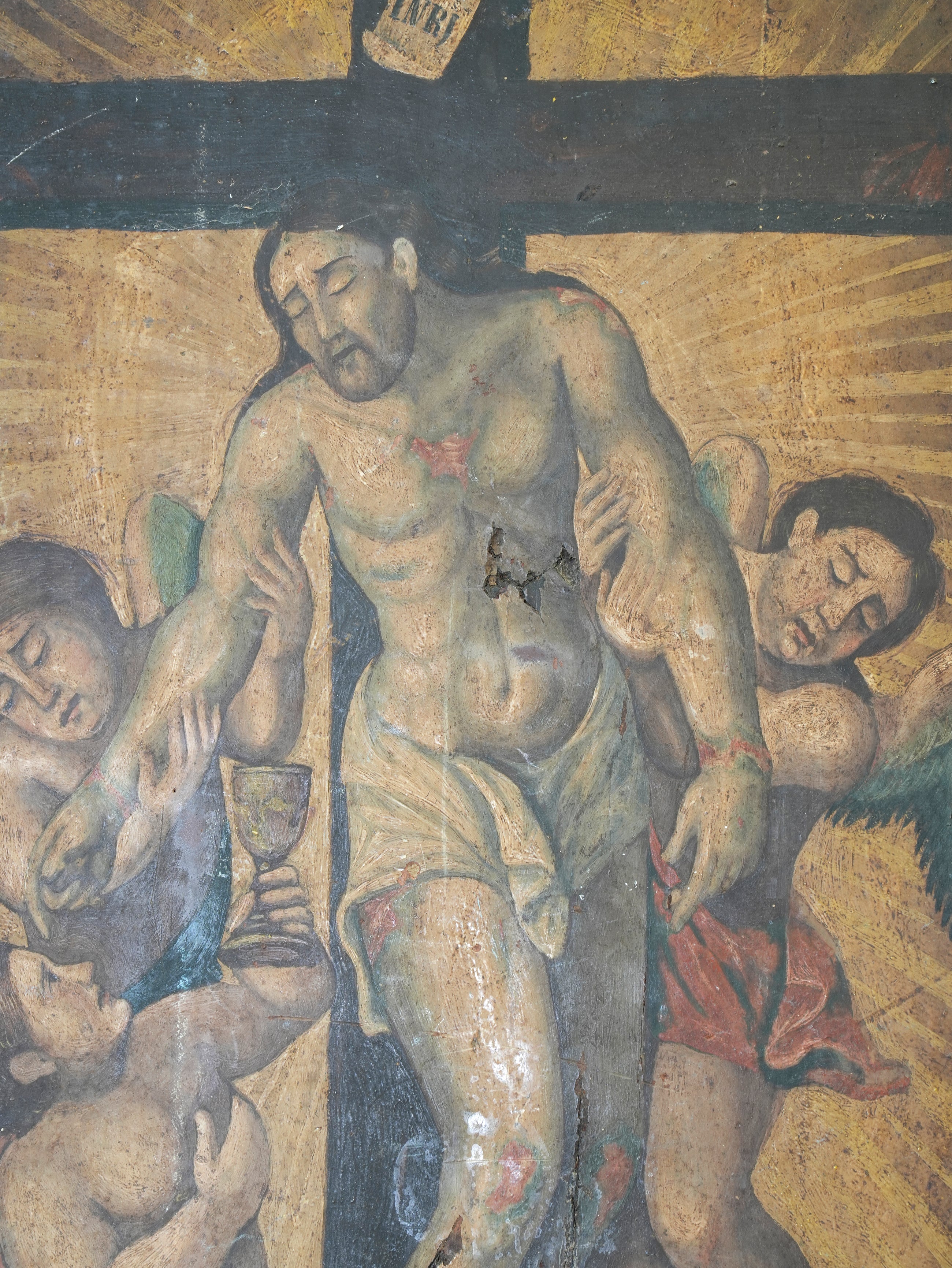 A 17th Century Italian Madonna & Child on Board