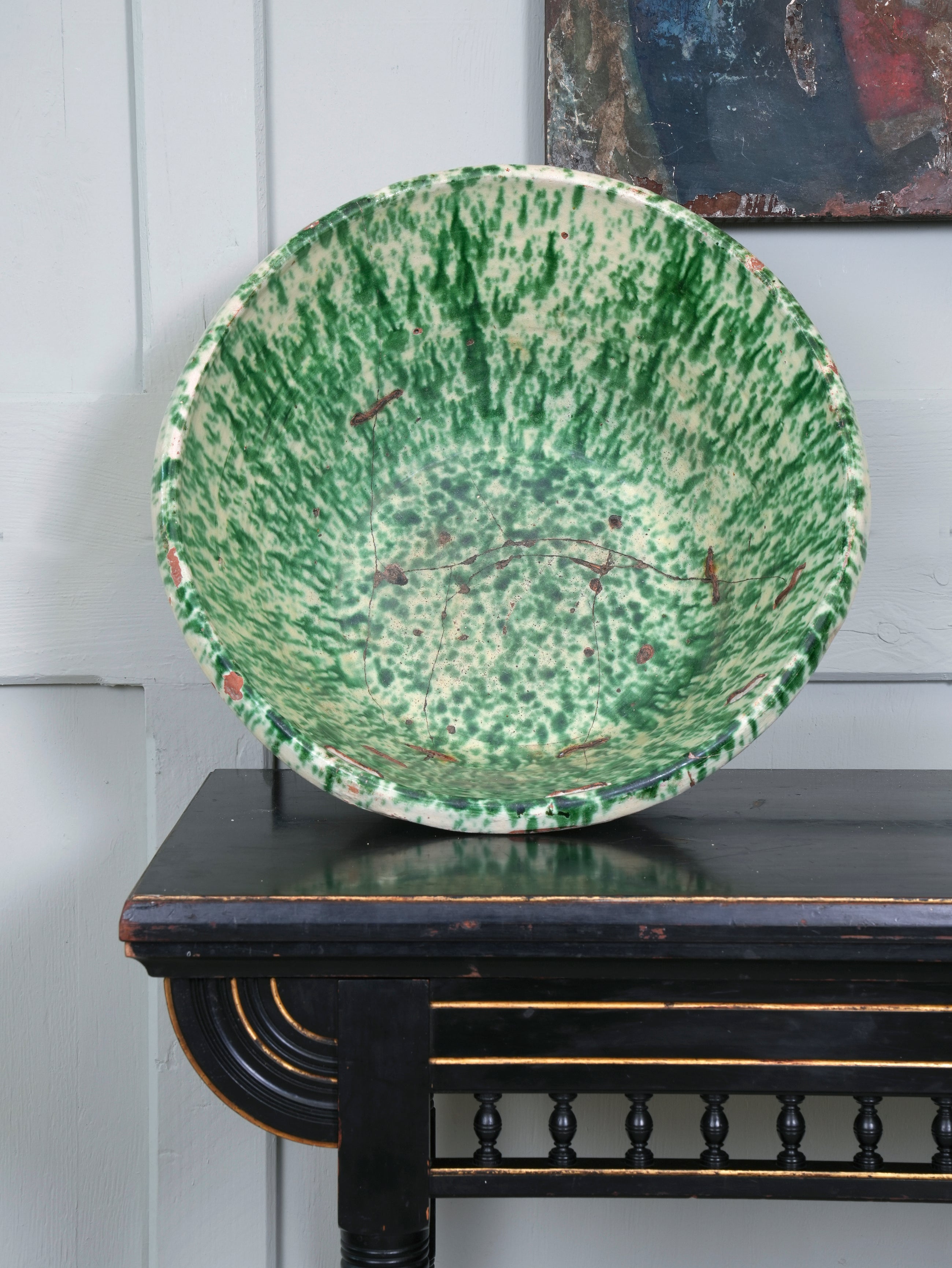 A Large Italian Schizzato Bowl