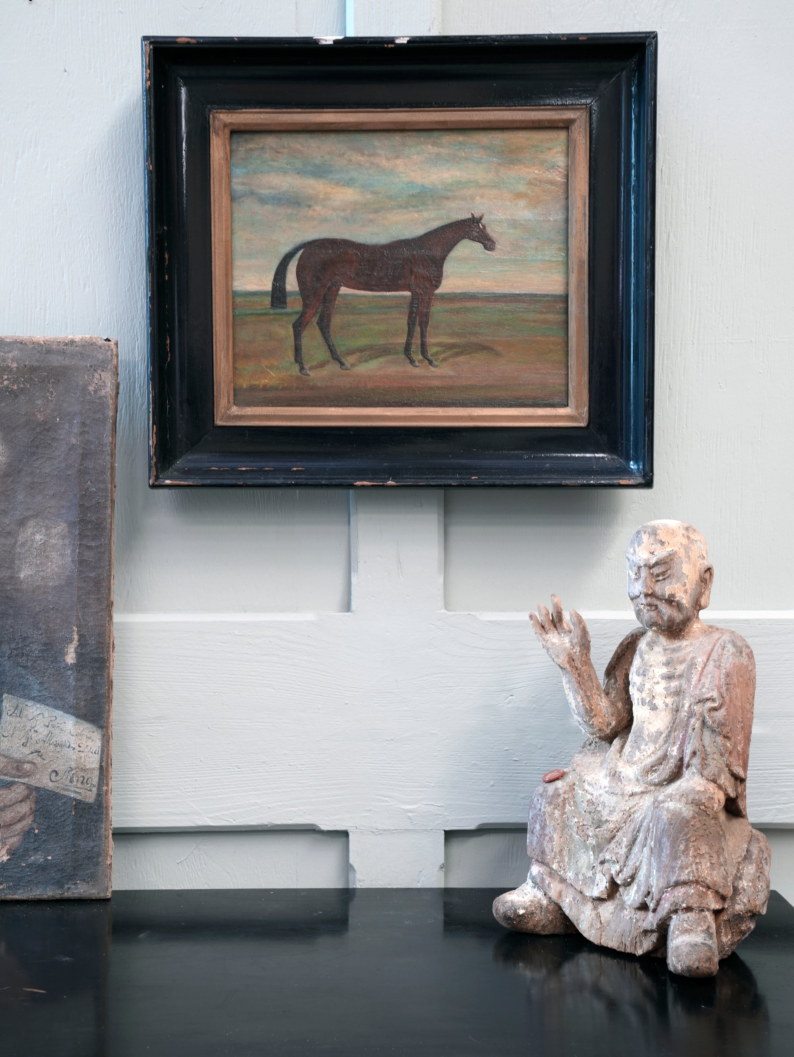 An 18th century Oil of a Bay Mare