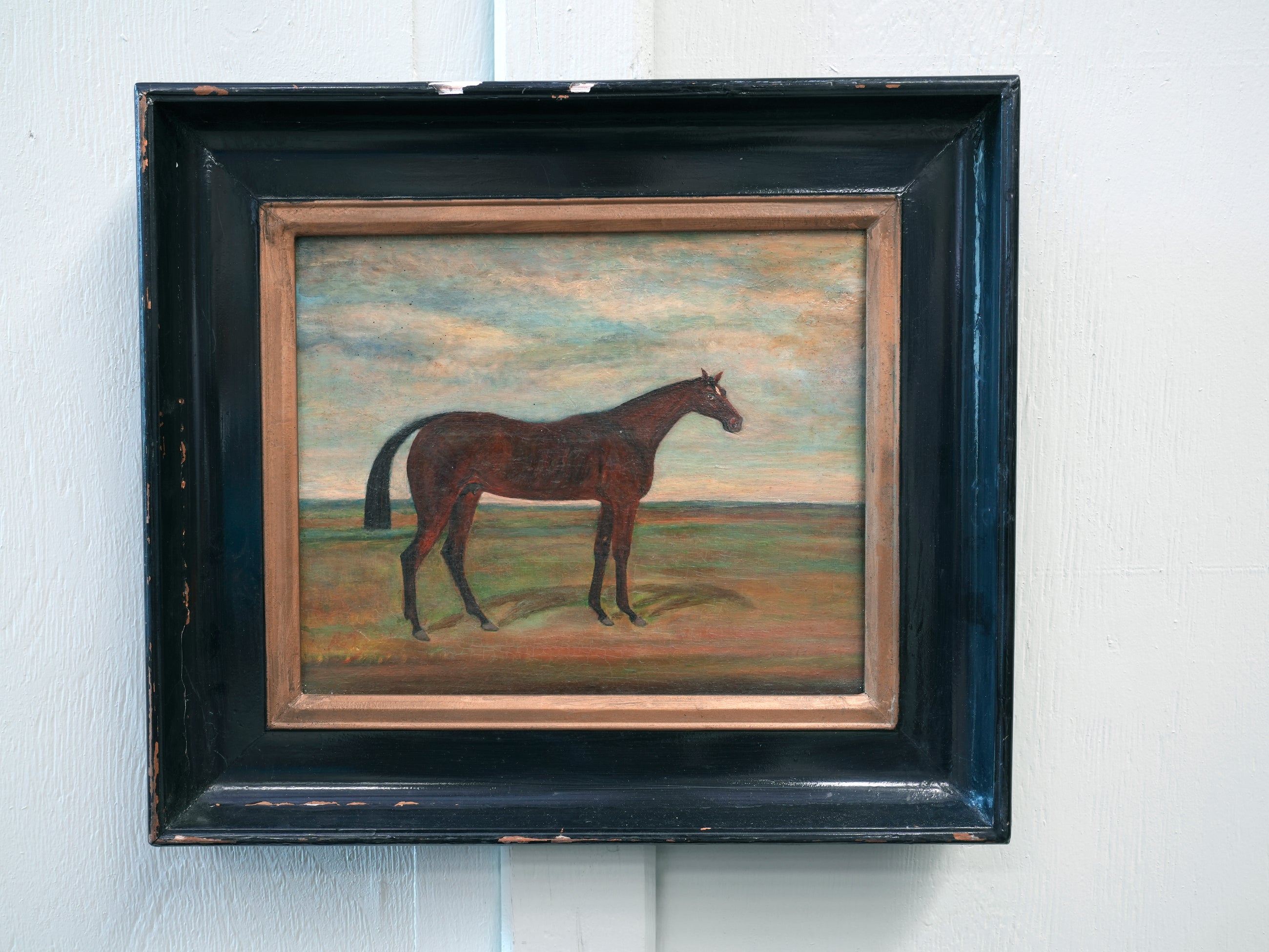 An 18th century Oil of a Bay Mare