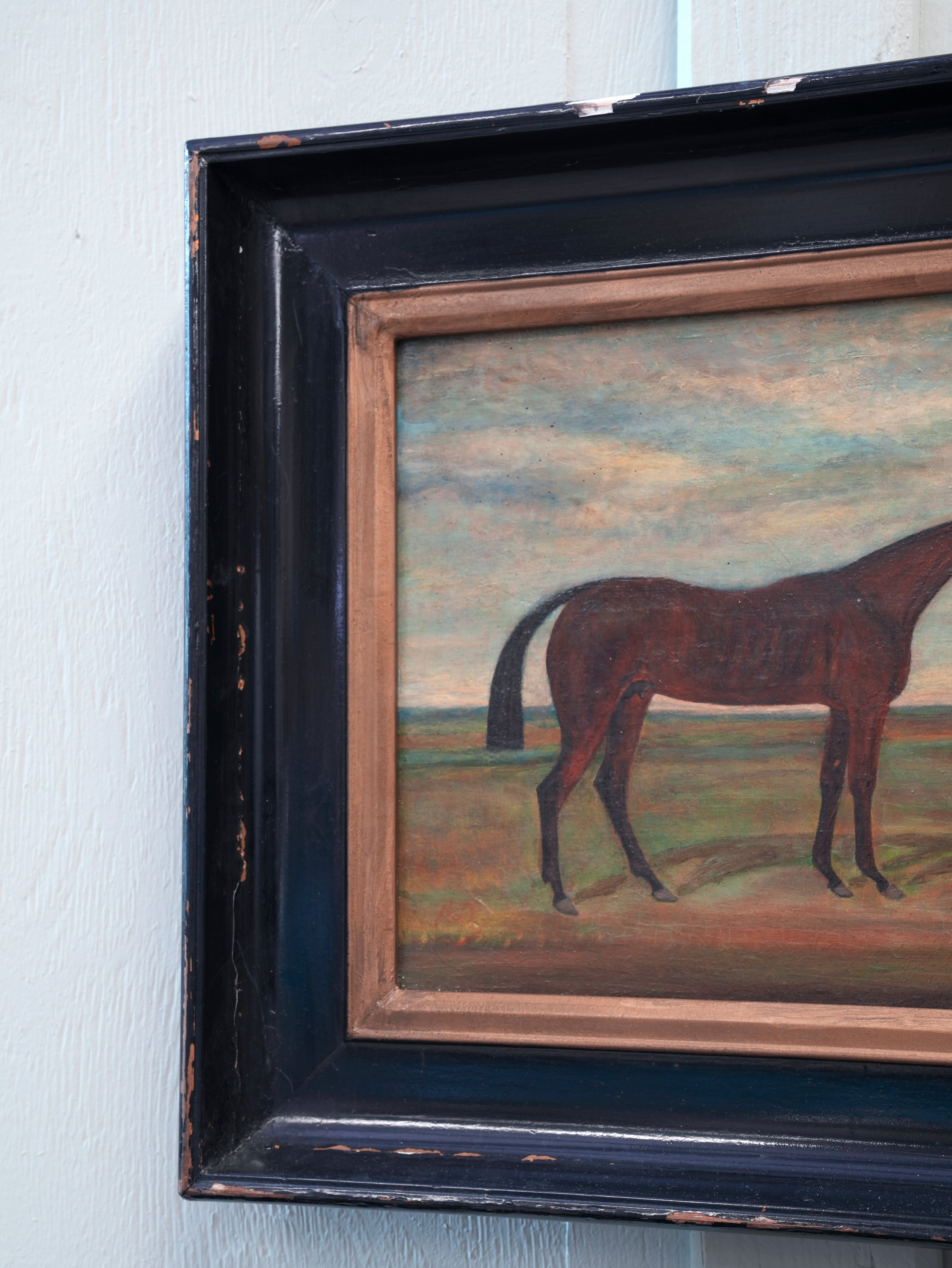 An 18th century Oil of a Bay Mare