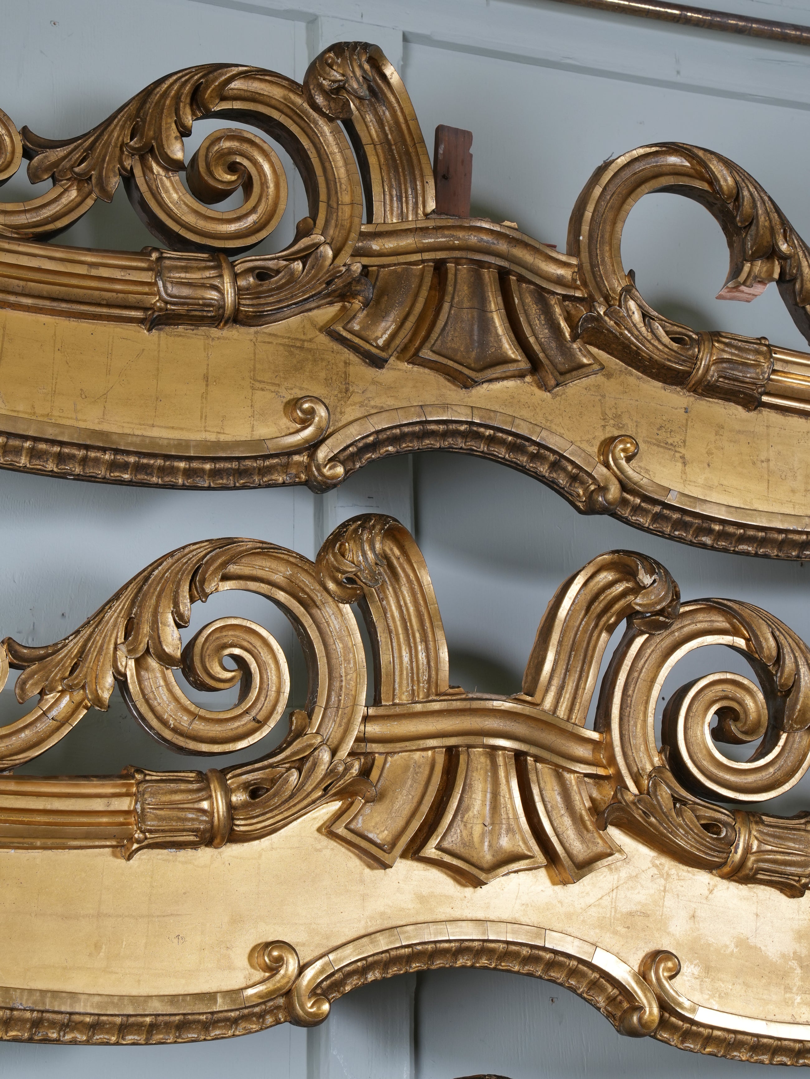 Three George IV Giltwood & Gesso Pelmets