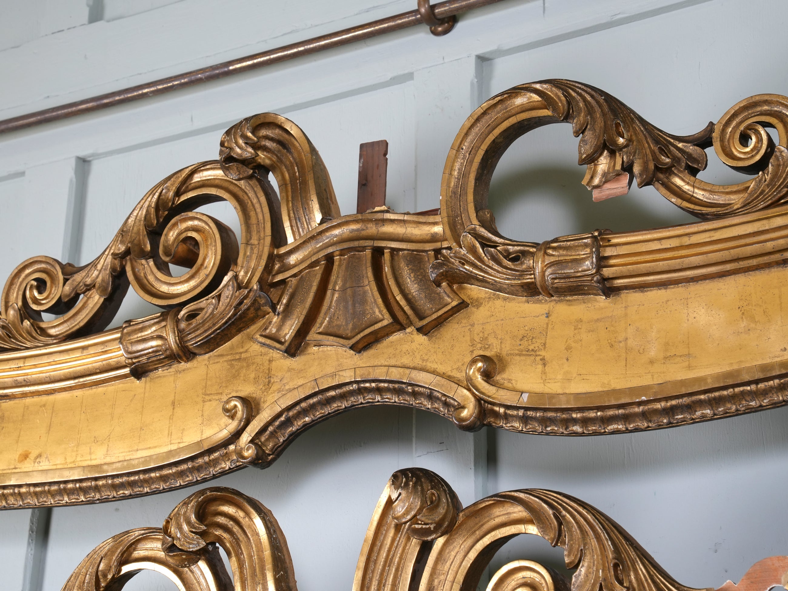 Three George IV Giltwood & Gesso Pelmets