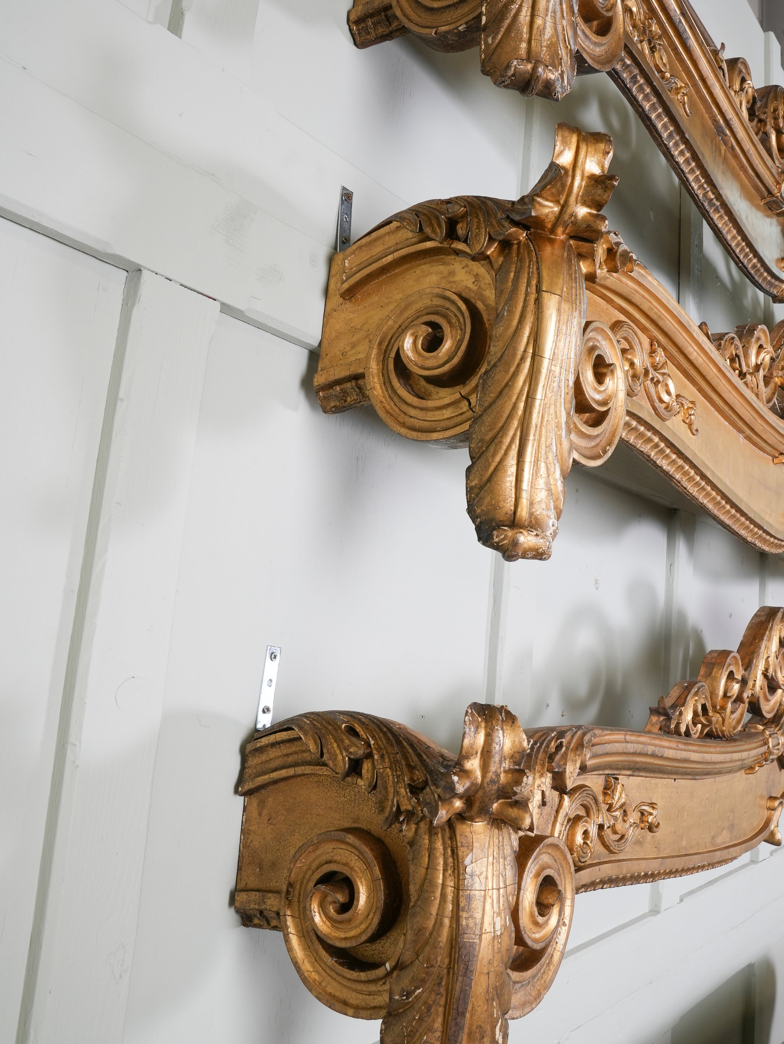 Three George IV Giltwood & Gesso Pelmets