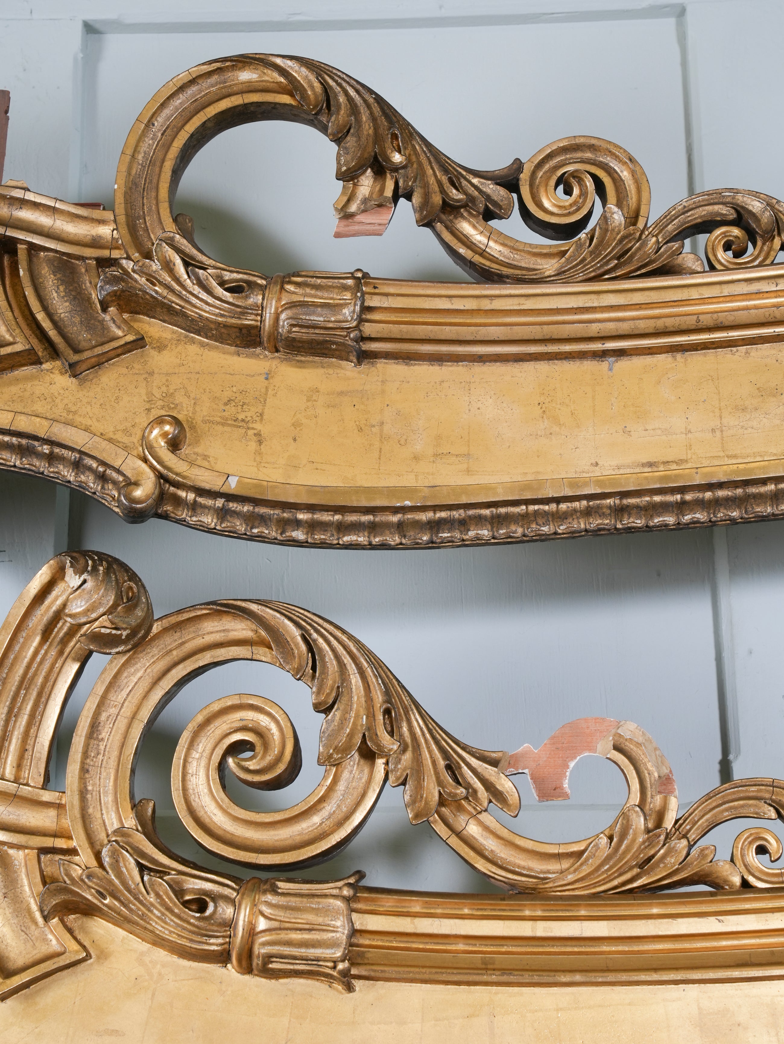 Three George IV Giltwood & Gesso Pelmets