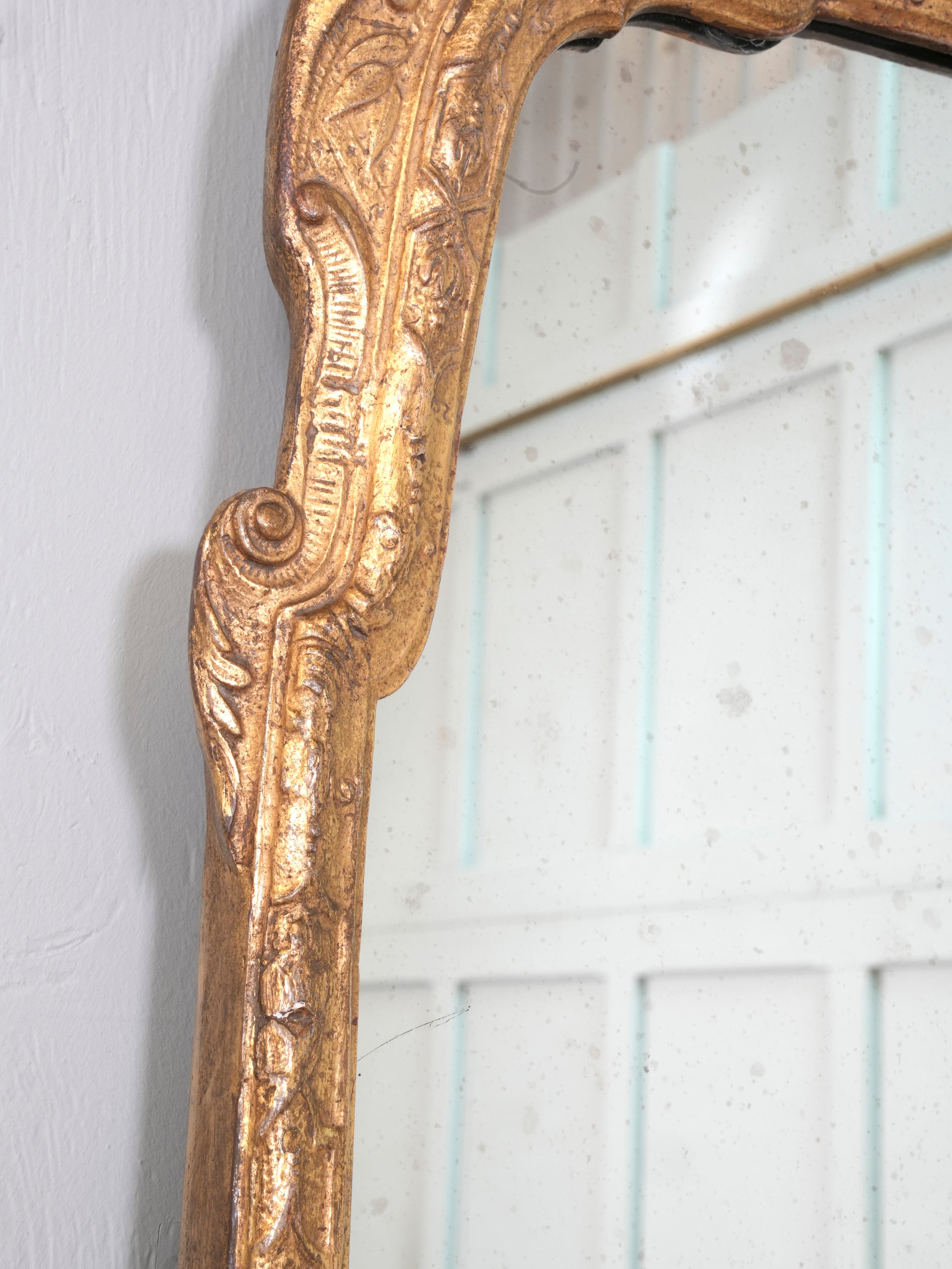 A George III Gilt Wood & Gesso Mirror