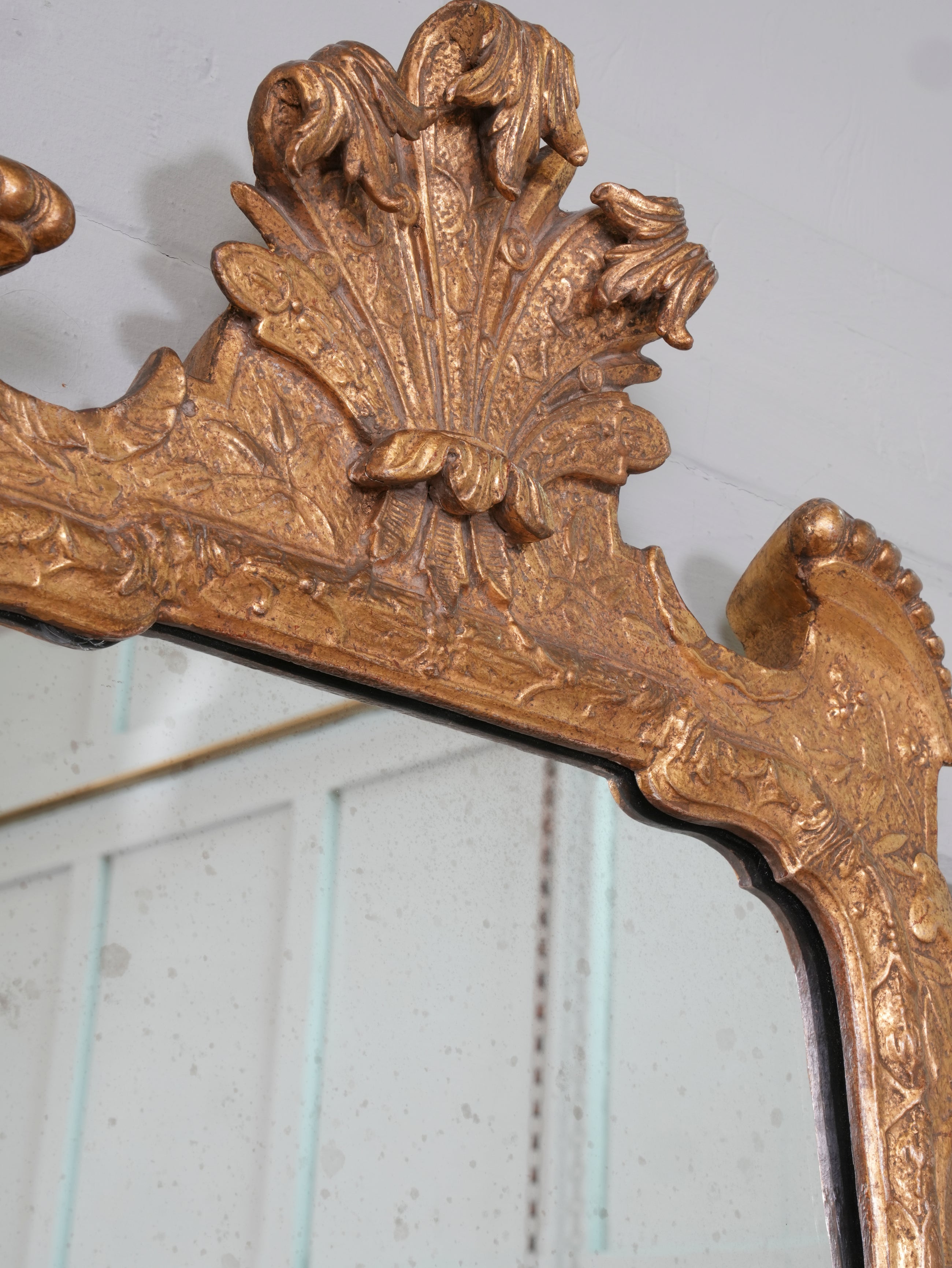 A George III Gilt Wood & Gesso Mirror