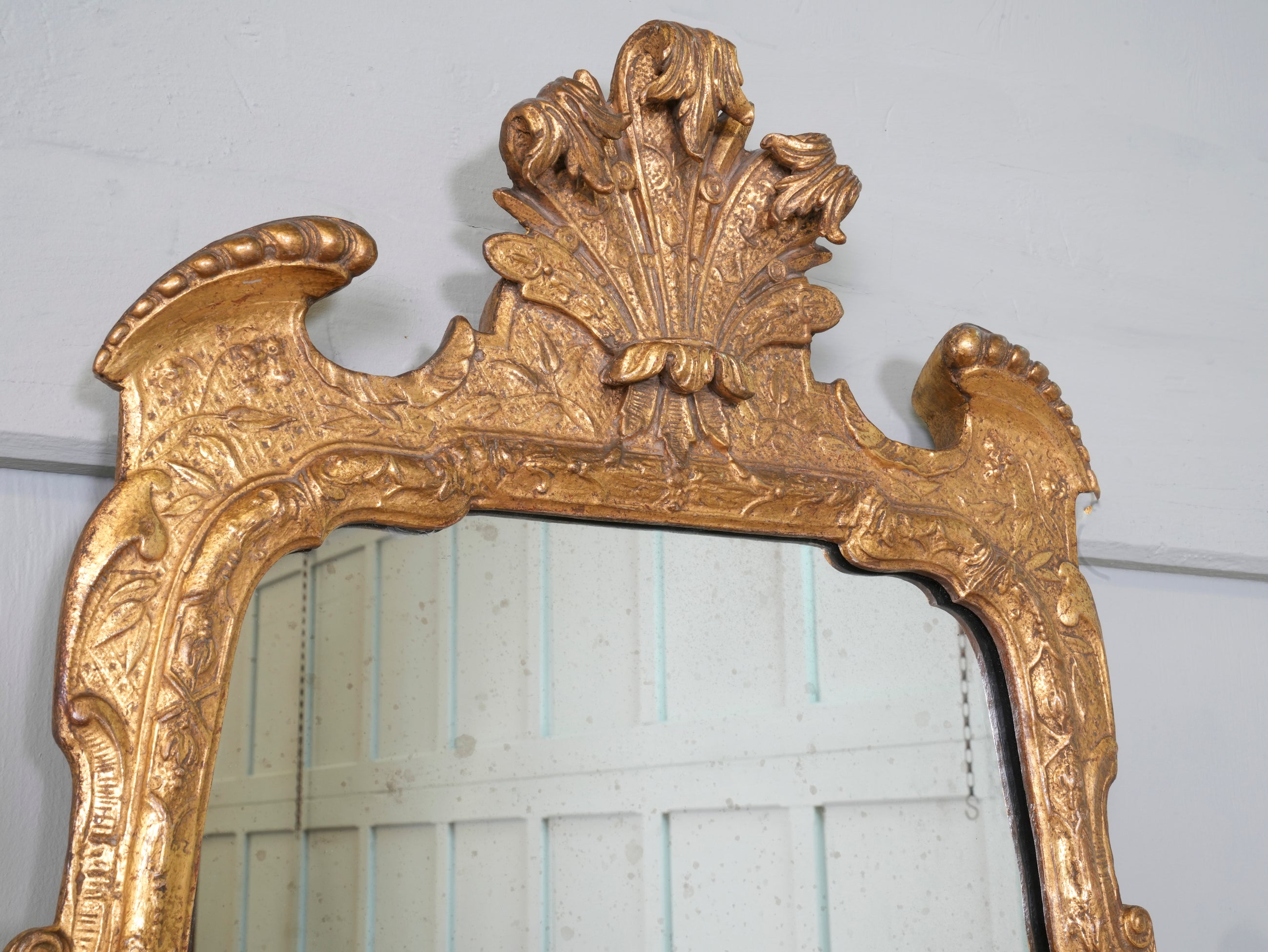 A George III Gilt Wood & Gesso Mirror