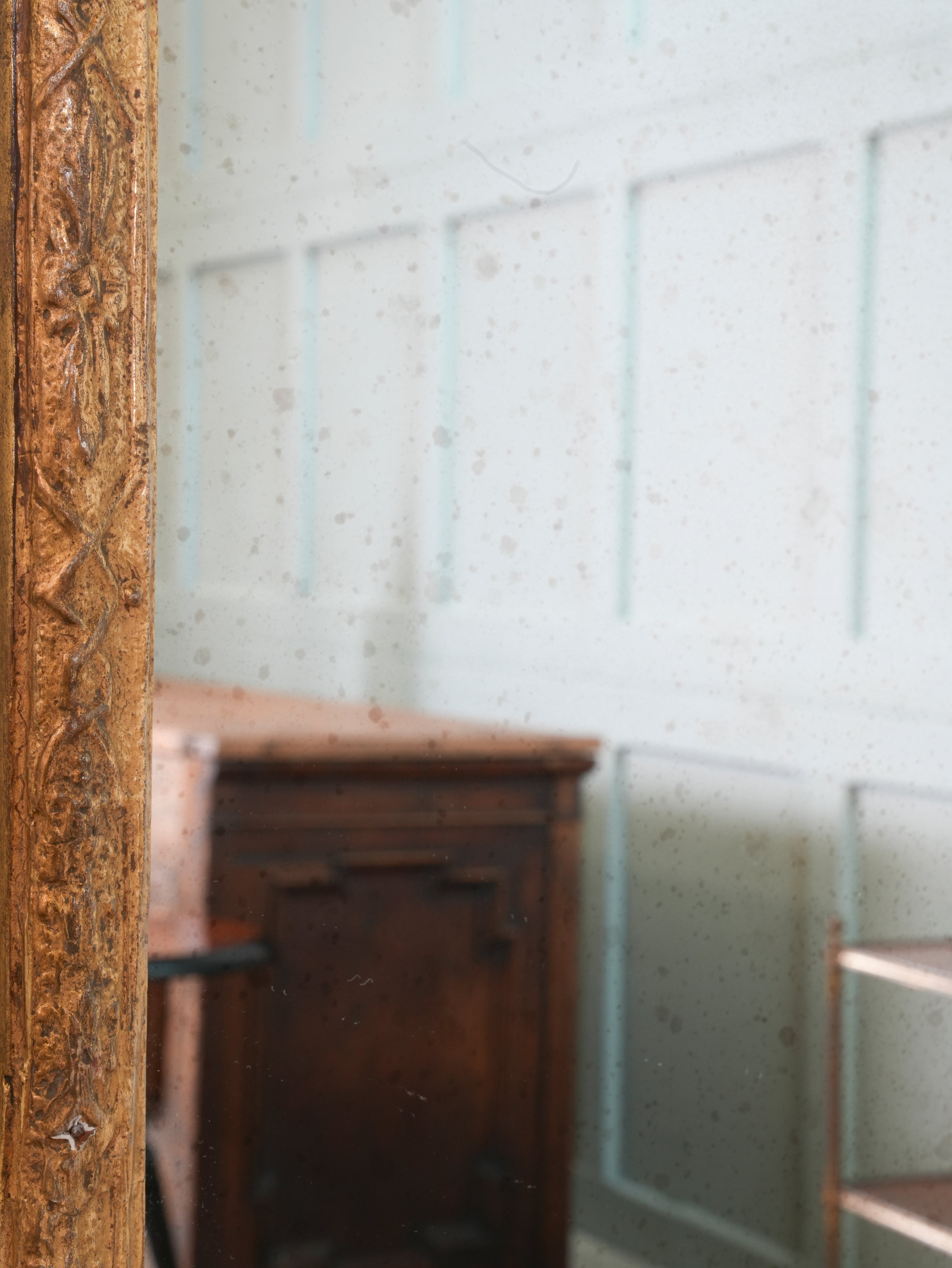 A George III Gilt Wood & Gesso Mirror