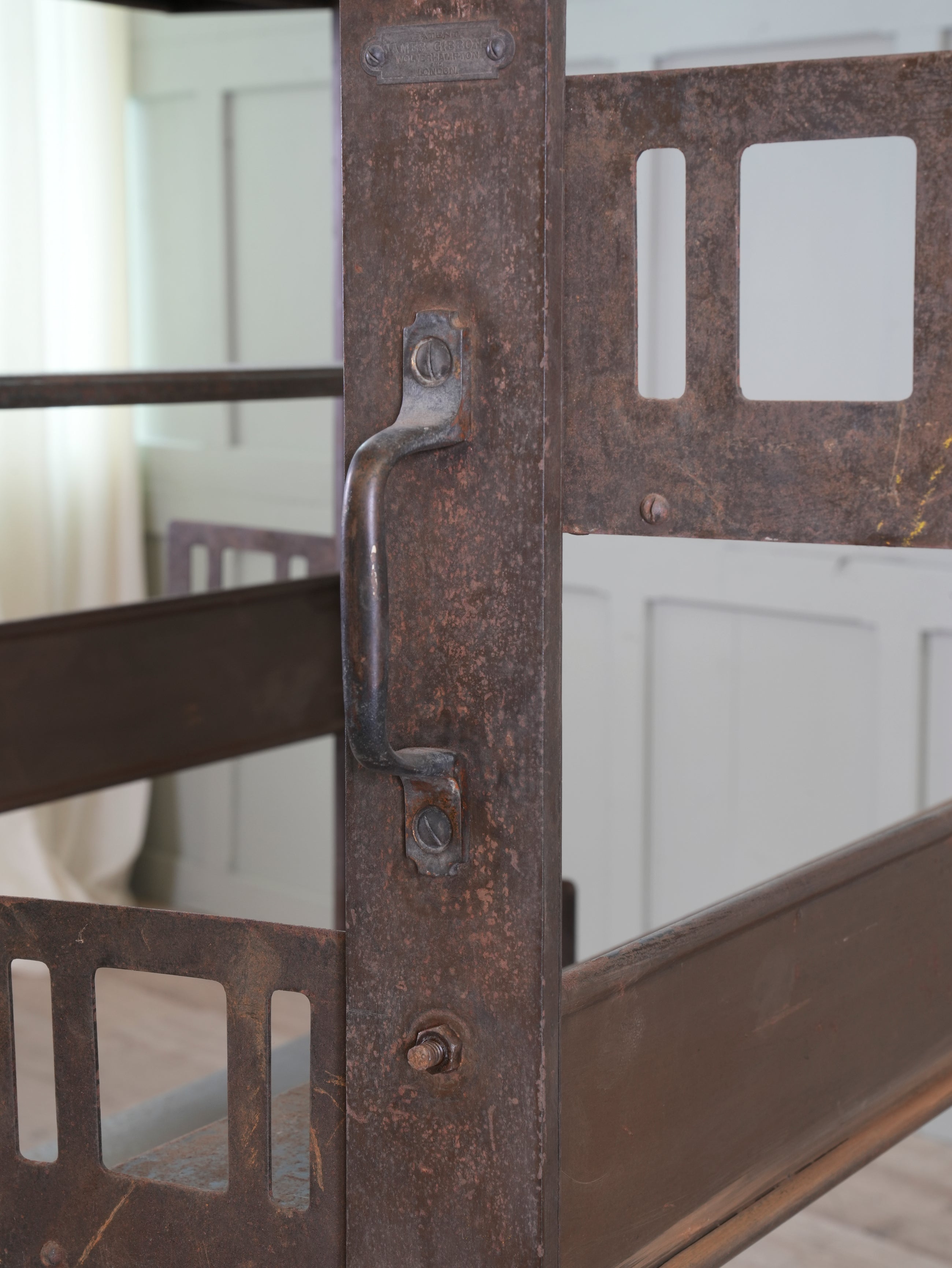 Four Steel James Gibbons Library Racking Systems