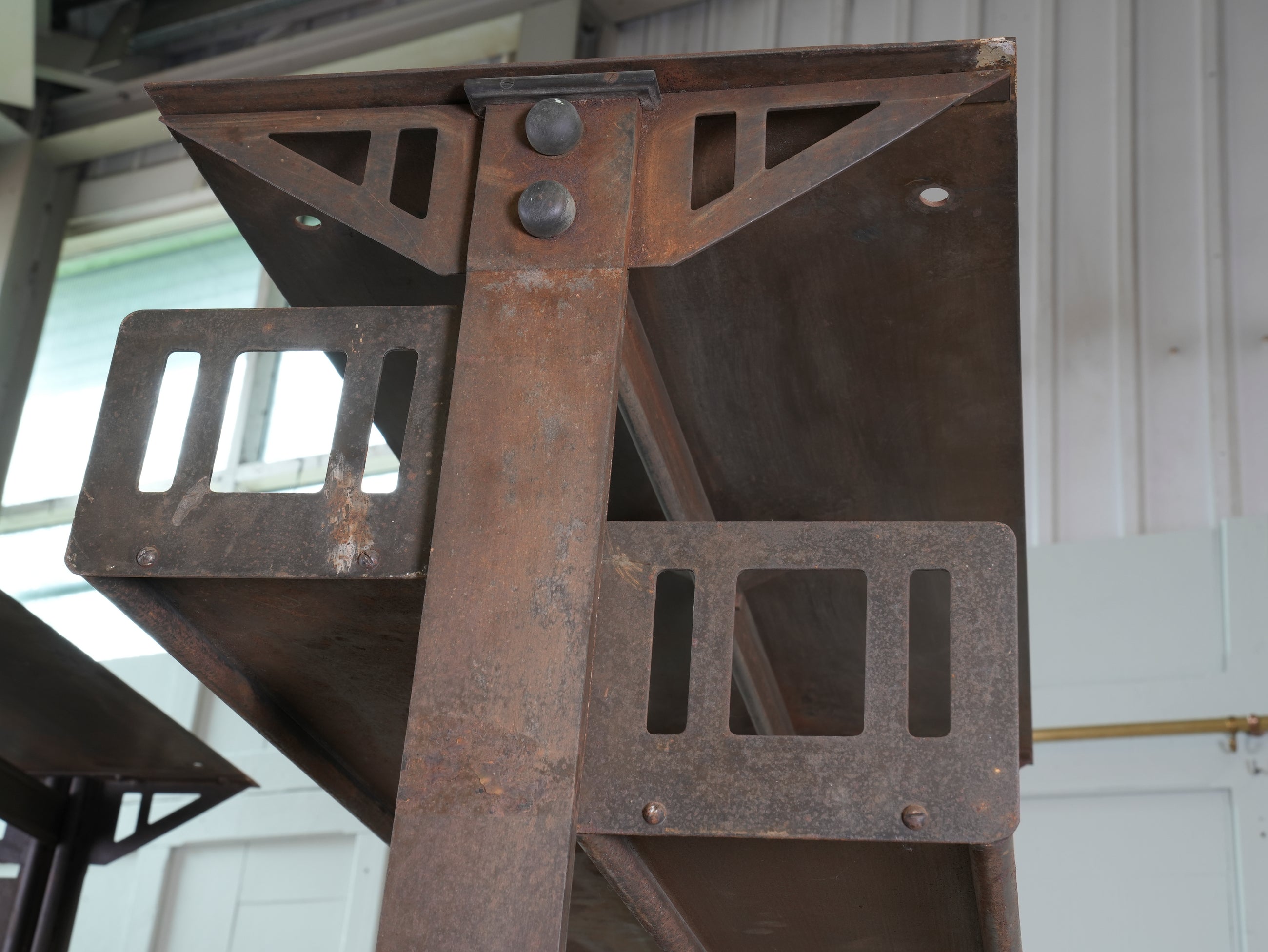 Four Steel James Gibbons Library Racking Systems