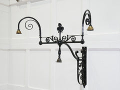 An Early 20th Century Wrought Iron Wall Light