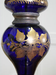 A Cobalt Blue Table Lamp