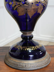 A Cobalt Blue Table Lamp