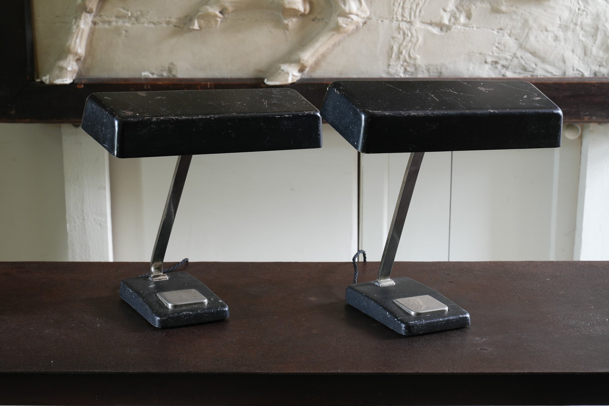 A Pair of Hillebrand Desk Lamps