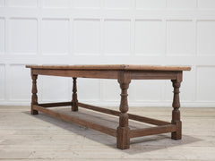 A Mid 19th Century Oak Refectory Table