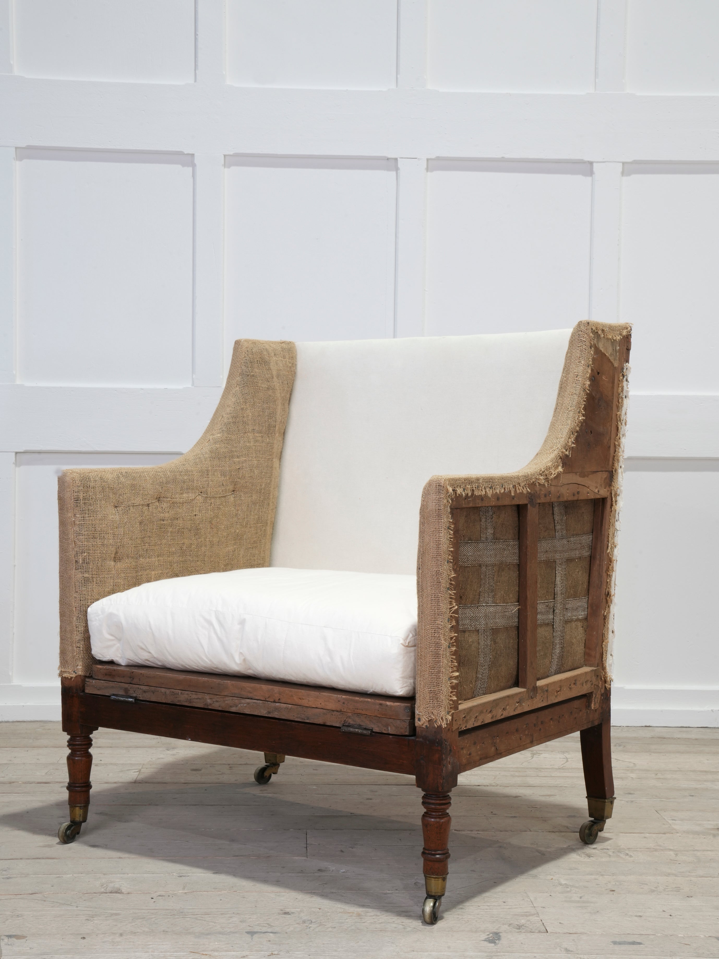 A George III Campaign Chair Bed by Thomas Butler