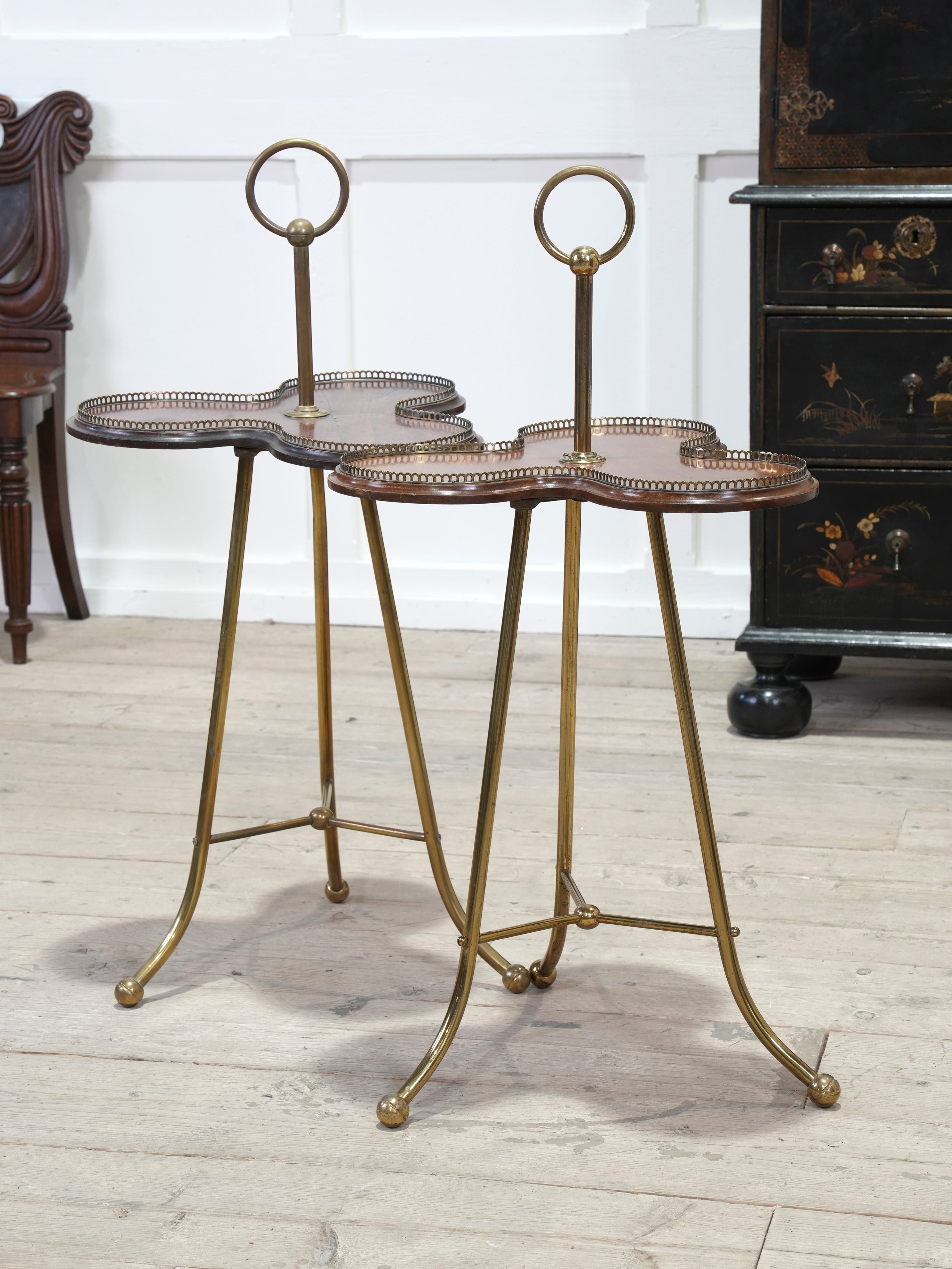 A Pair of Occasional Tables by S.Hall & Sons