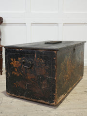 An Early 18th Century Japanned Trunk