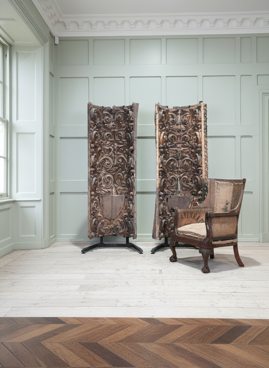 A Pair of 18th Century Portuguese Baroque Niches