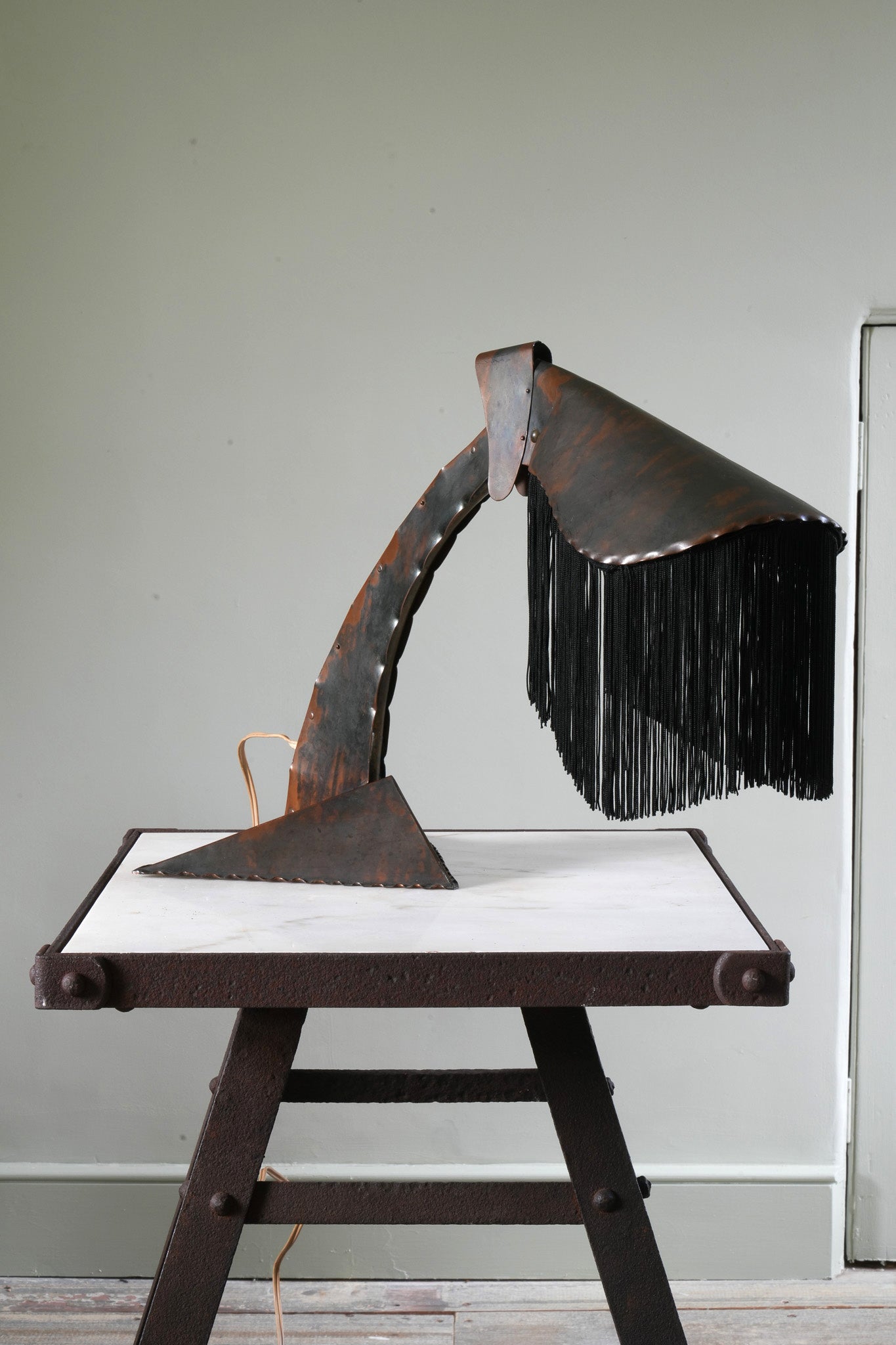 Amsterdam School Desk Lamp by Conrad Fehn