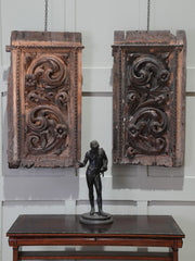 A Pair of 18th Century Portuguese Baroque Carved Panels