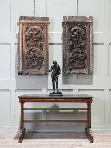 A Pair of 18th Century Portuguese Baroque Carved Panels