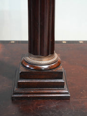 An Oversized Mahogany Table Lamp