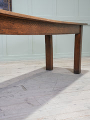 A 1920s Oak Refectory Table