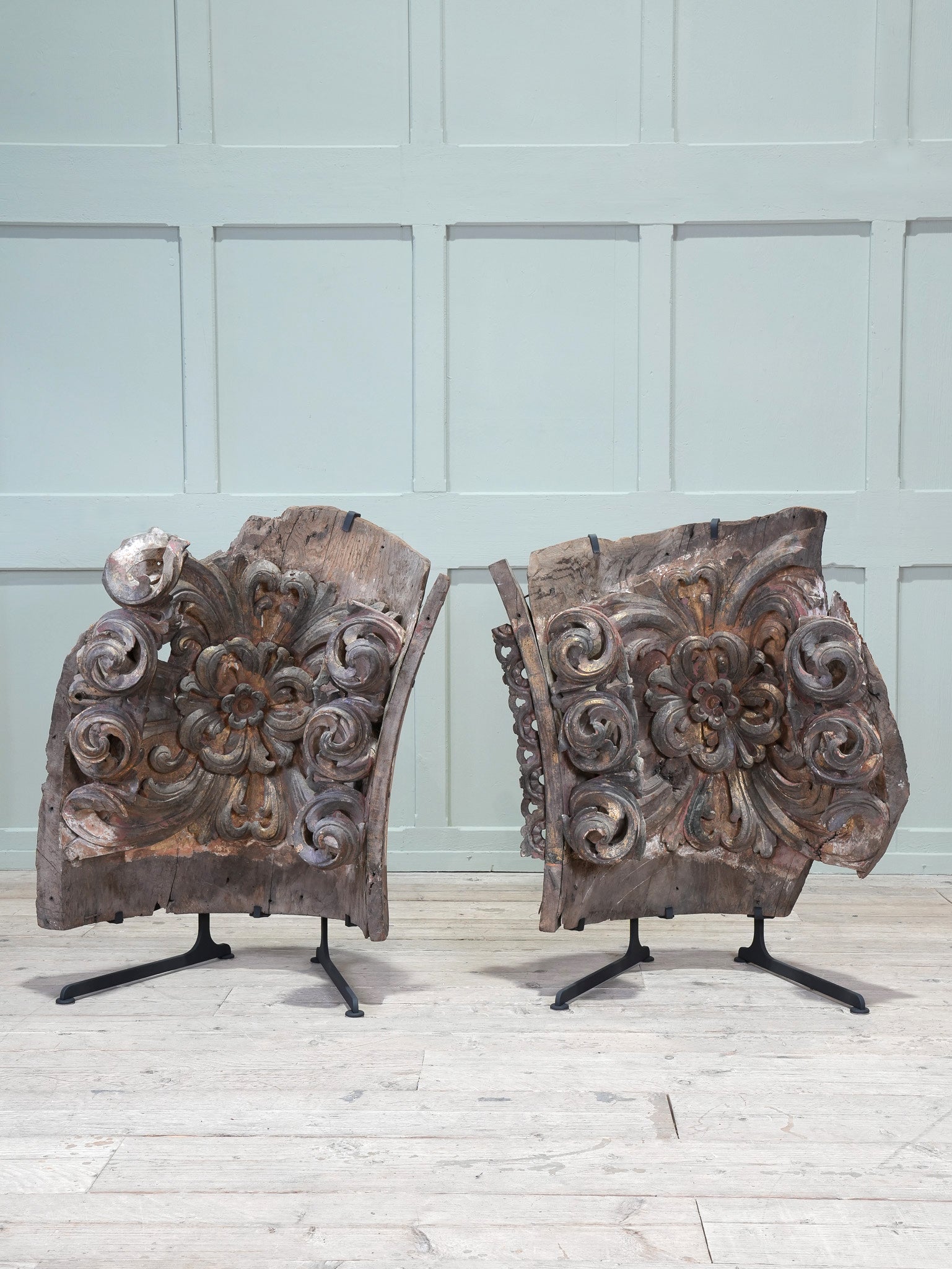 A Pair of 18th Century Baroque Architectural Elements
