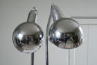 A Pair Chrome Desk Lamps