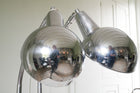 A Pair Chrome Desk Lamps