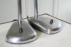 A Pair Chrome Desk Lamps