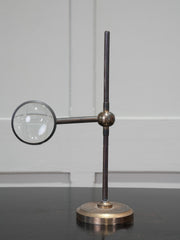 A 19th Century Desk Top Magnifying Lens on Stand