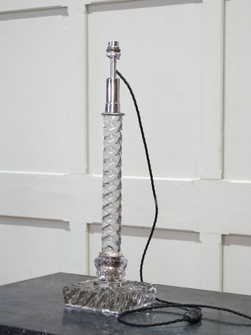 A Baccarat Crystal Table Lamp