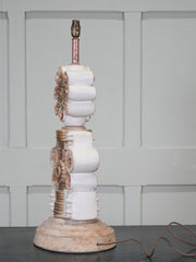 A Brutalist Table Lamp by Bernard Rooke