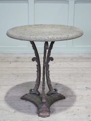 A 19th Century Cast Iron Garden Table