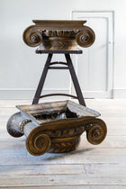 A Pair of 19th Century Composite Order Bronze Capitals