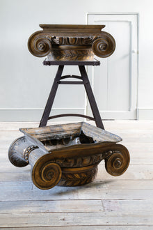 A Pair of 19th Century Composite Order Bronze Capitals