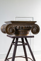 A Pair of 19th Century Composite Order Bronze Capitals