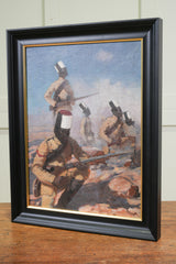 An Oil on Board of the Sudanese Military