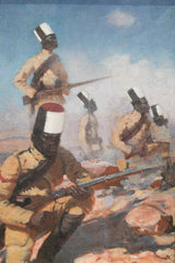 An Oil on Board of the Sudanese Military