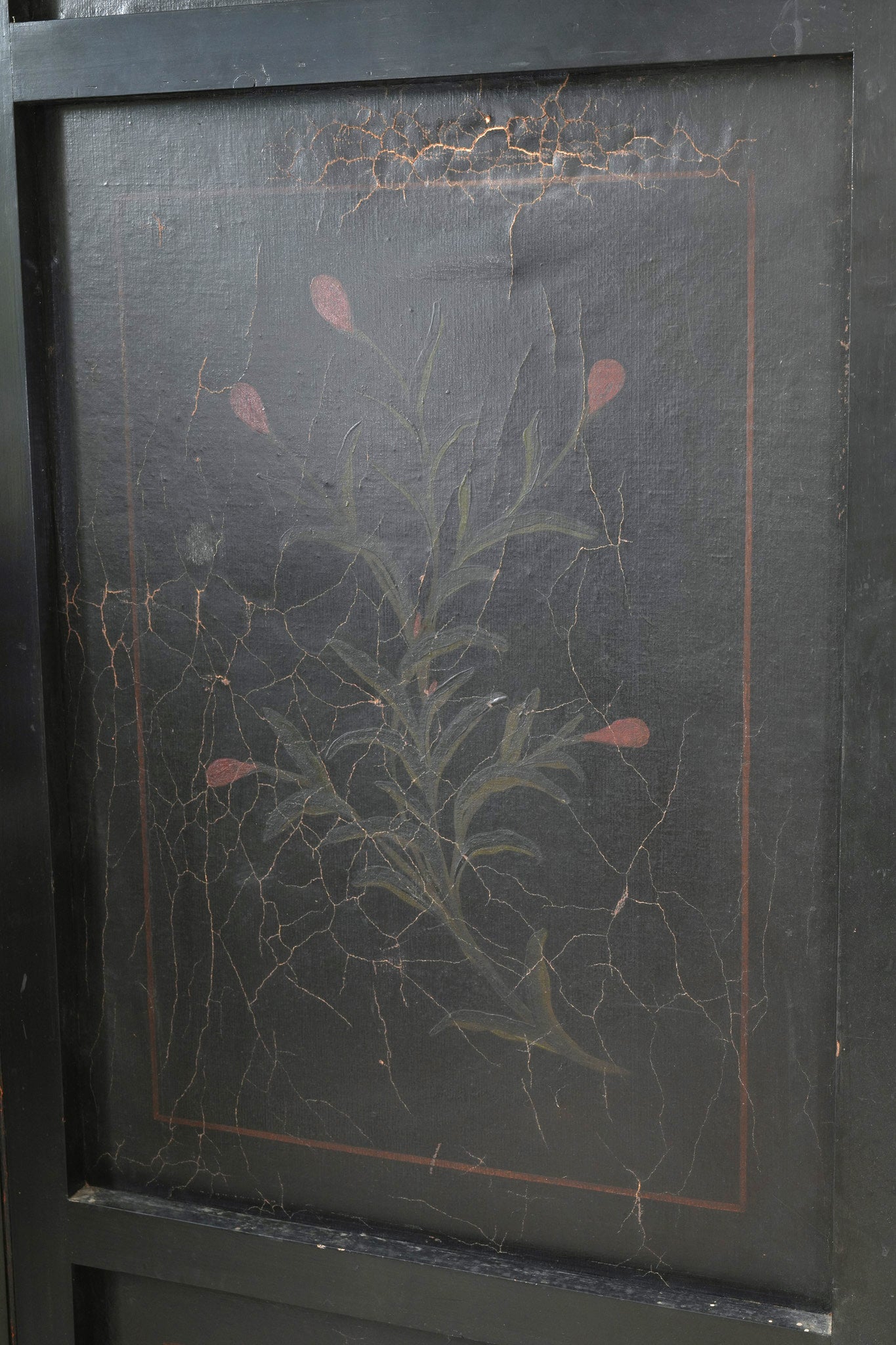 An 18th Century Leather Room Screen