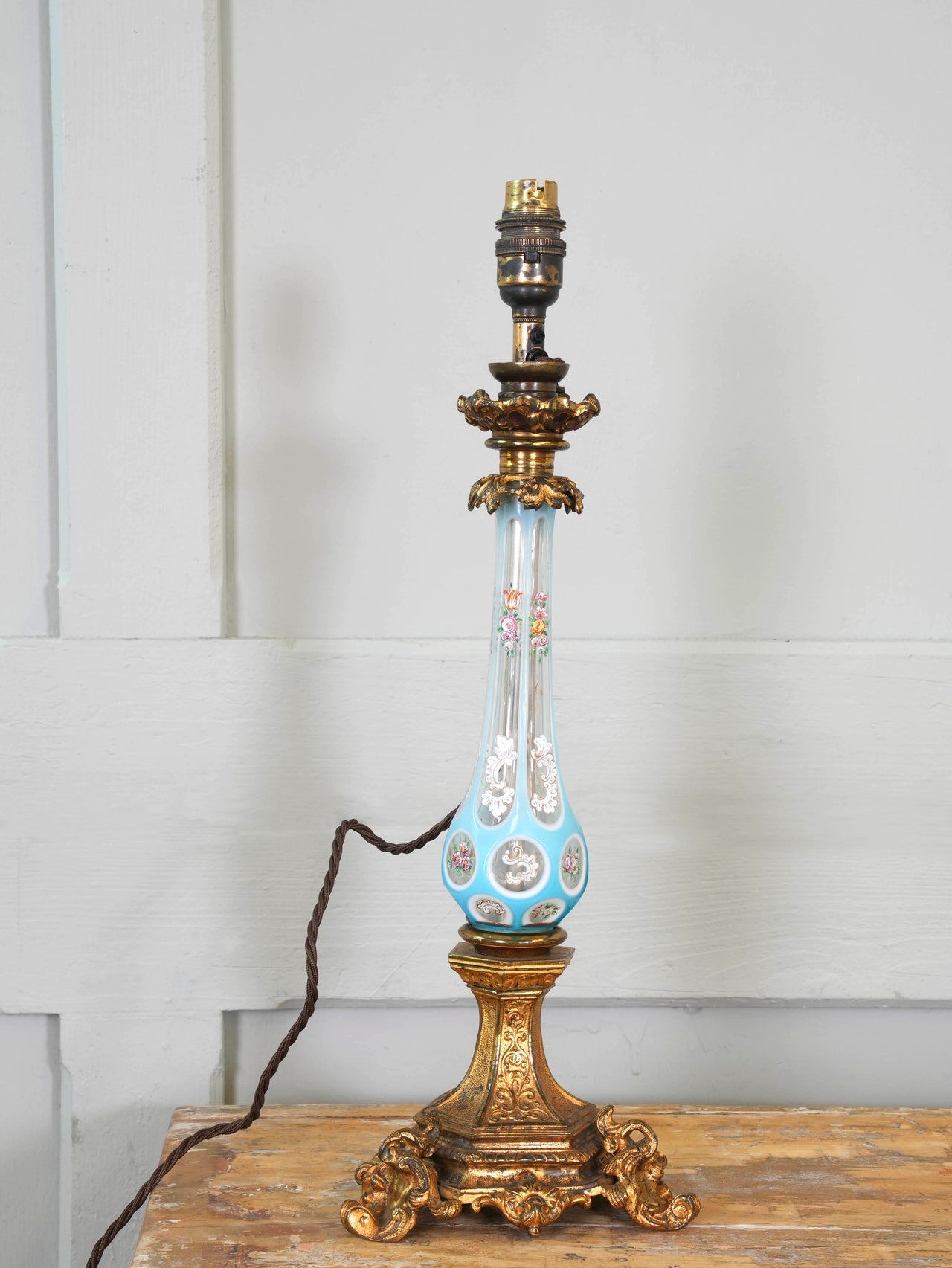 A Diminutive William IV Table Lamp