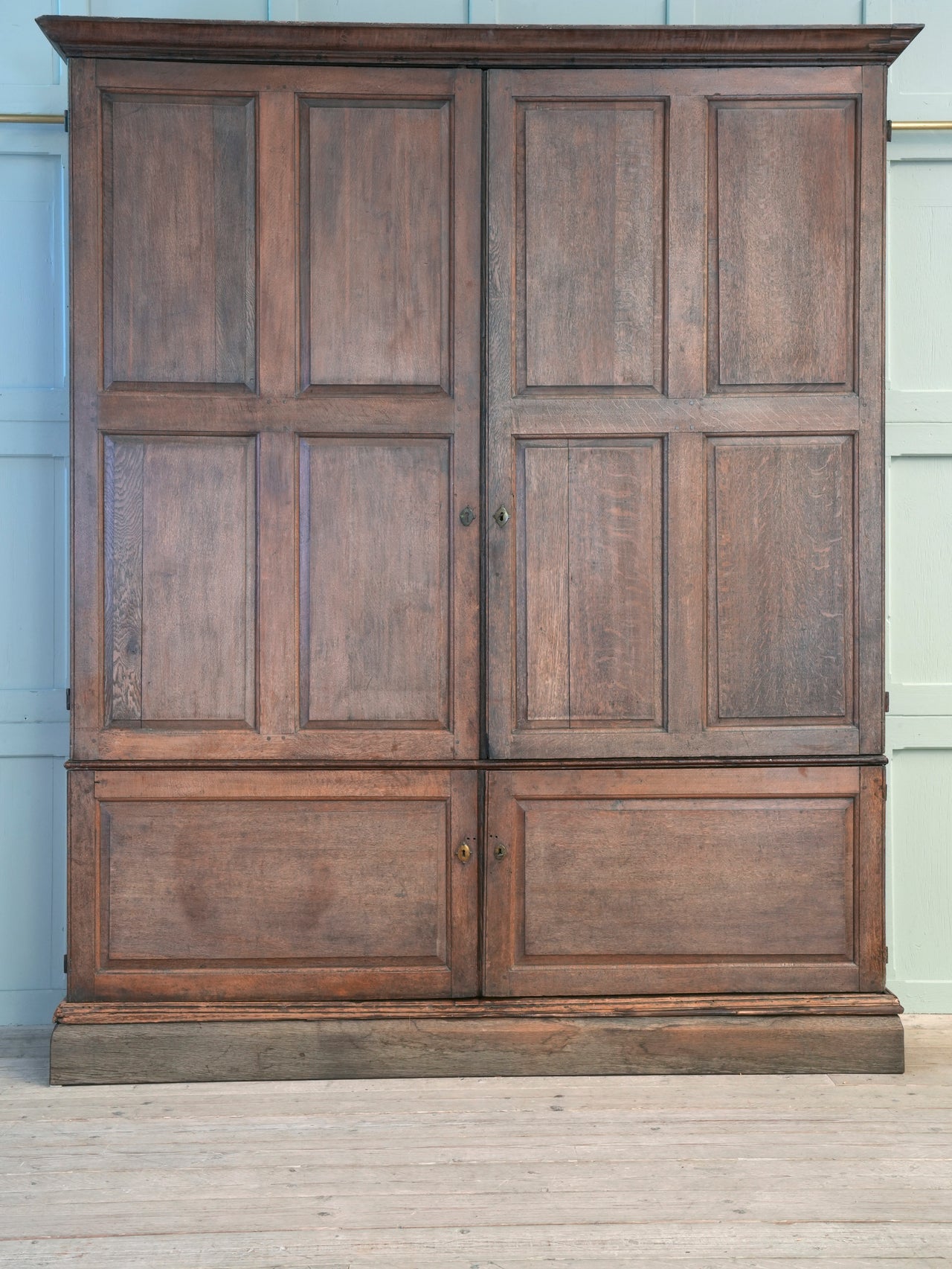 A George II Oak Housekeepers Cupboard