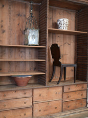 A George II Oak Housekeepers Cupboard
